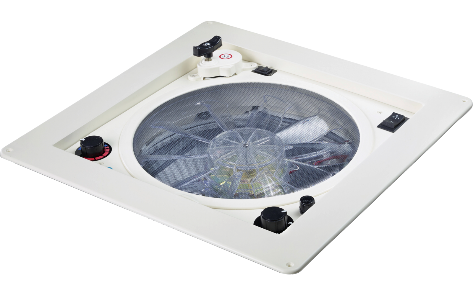 Montert takvifte FanTastic Vent 2250 uten regnsensor hvit på campingvogn