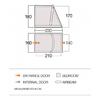 Tall Annex Elements ProShield tilbygg for Balletto og Tuscany - Vango bakside