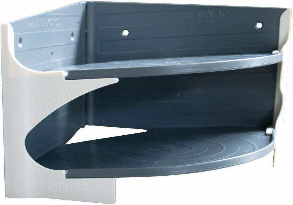 Tallerkenholder EKKOO 23,5x23,5 cm i plast Purvario forfra