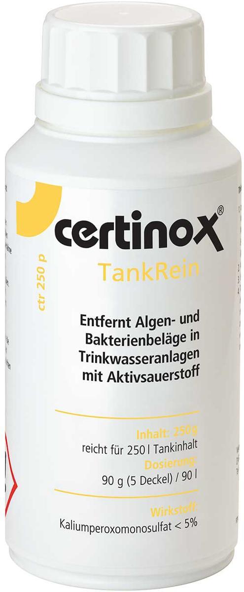 Tank- og ledningsrenser CTR med aktivt oksygen - Certinox bakside