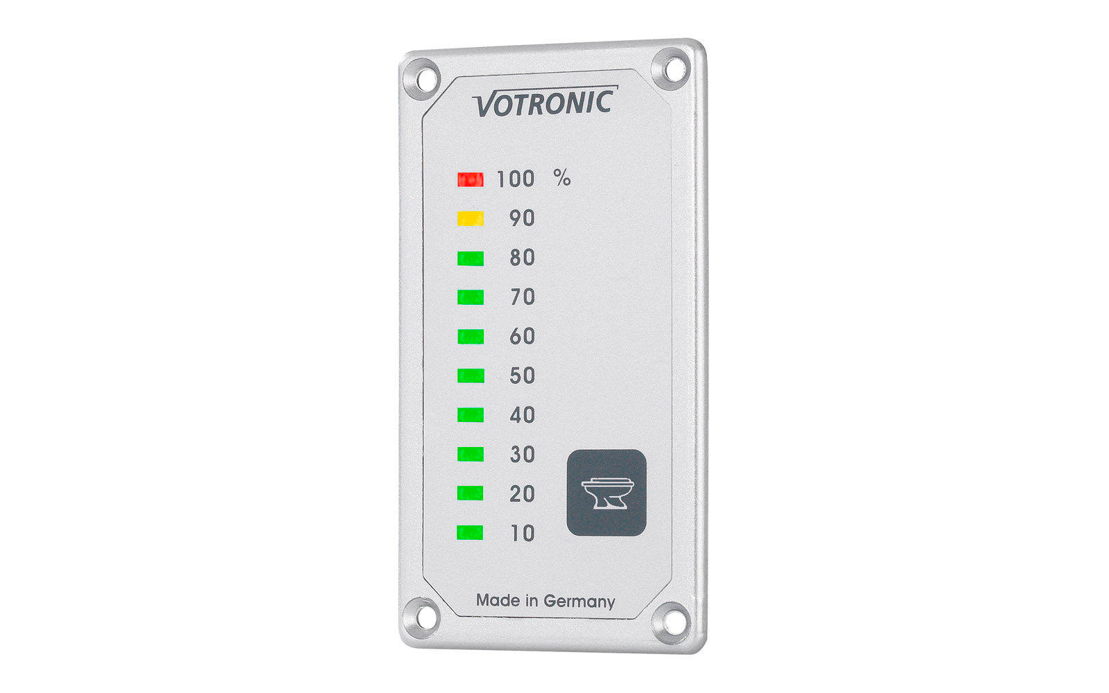 Tankmåler for septiktank med 10 LED trinløs visning fra Votronic