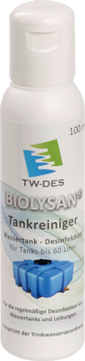 Tankrens Biolysan desinfeksjon 100 ml for tanker opptil 60 l forside