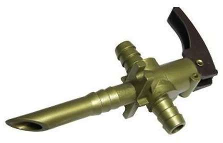 Tappventil med 2 innganger for 10-12 mm slange 3 bar fra Reich forfra