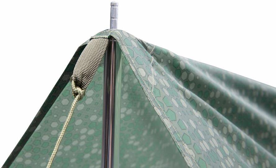 Detalj av forsterket festepunkt på Tarp Elements 290x290cm