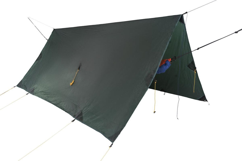 Tarp Full Moon 310x295 cm sil-nylon 20D 660 g grønn forfra