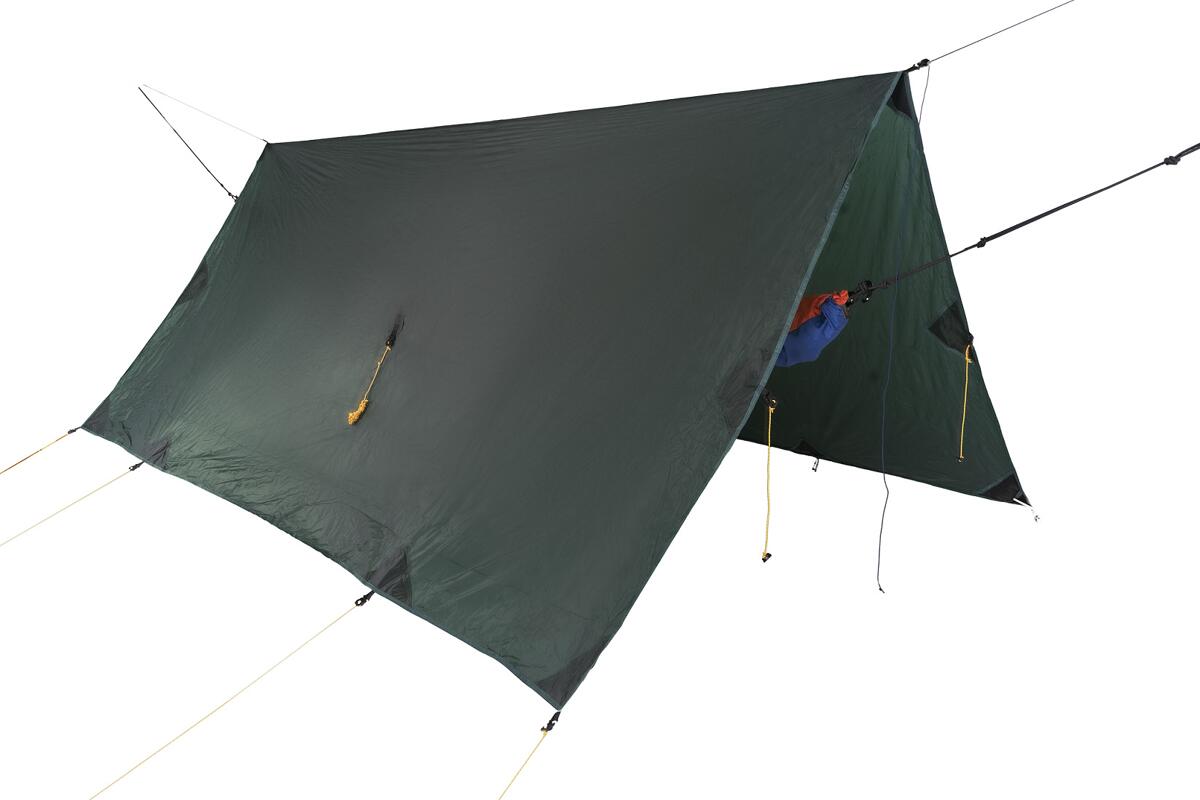 Tarp Full Moon 310x295 cm sil-nylon 20D 660 g grønn forfra