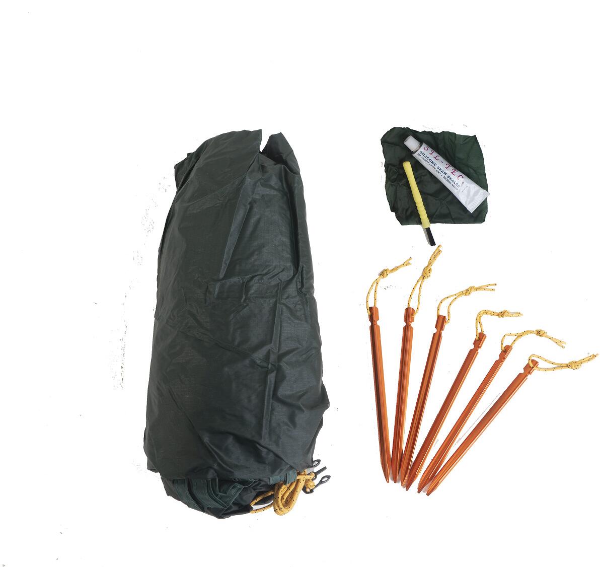 Tarp Full Moon 310x295 cm sil-nylon 20D 660 g grønn detalj