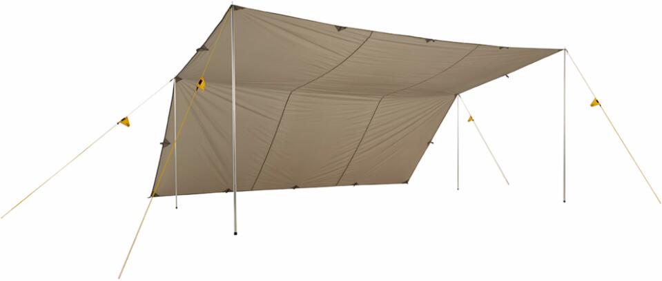 Tarp L Travel Line 435x400cm, 1,6kg, oak bakside