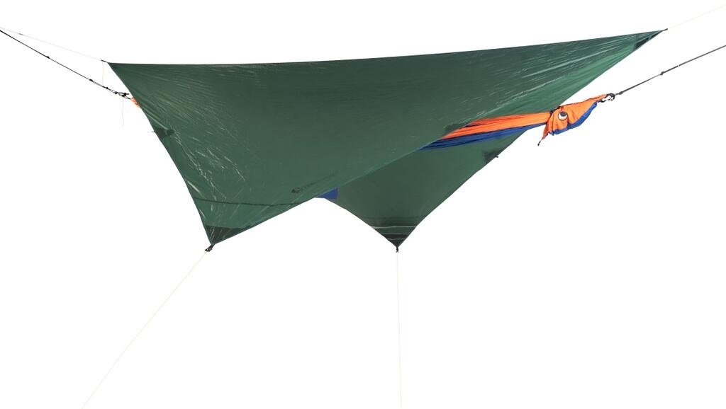 Tarp Lightest 250x250cm, 412g, 20D ripstop nylon forfra