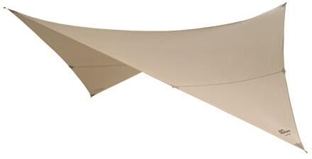 Tarp Moonshadow 400x400 cm polyester 1400 g fra Jack Wolfskin for campingbeskyttelse