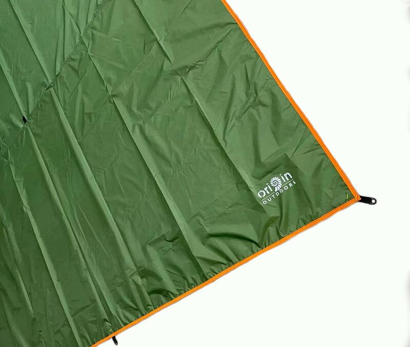 Detalj av materiale på Tarp ripstop polyester vanntett 3000 mm vannsøyle - Origin Outdoors