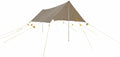 Tarp S Travel Line 400x290 cm, 1160 g, Oak forfra