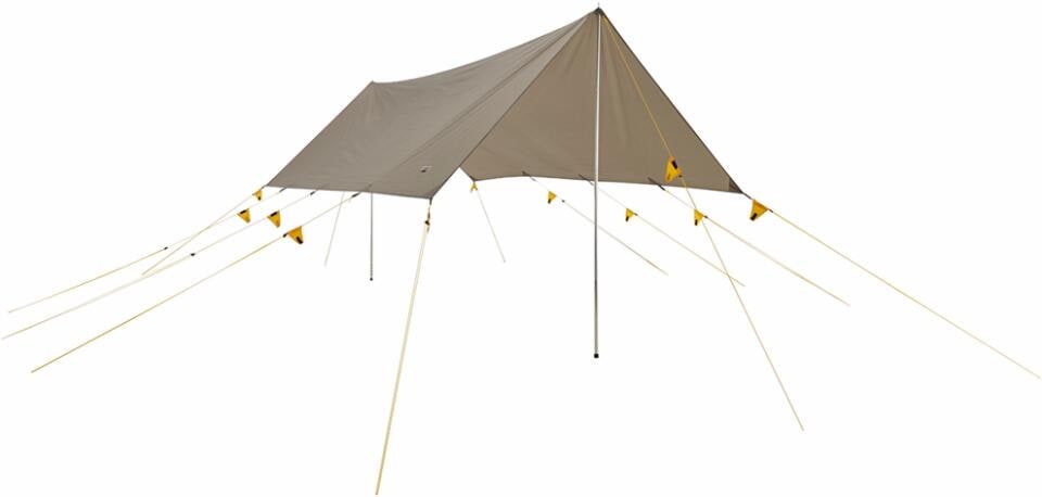 Tarp S Travel Line 400x290 cm, 1160 g, Oak forfra
