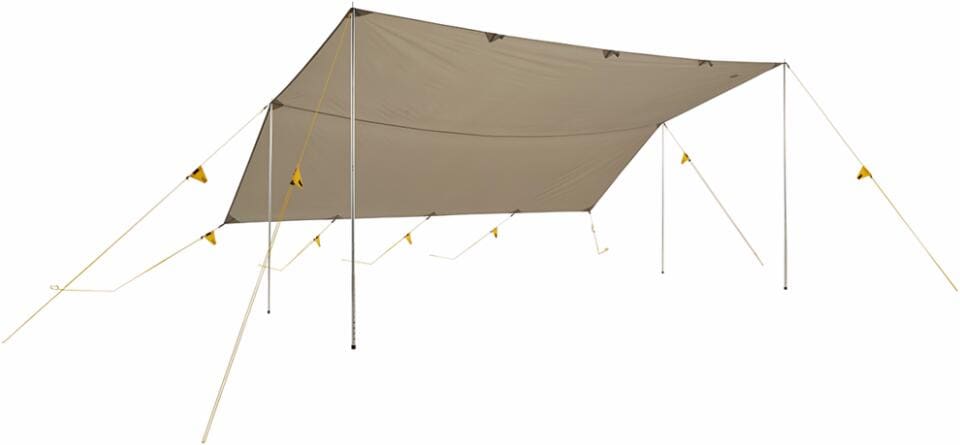 Tarp S Travel Line 400x290 cm, 1160 g, Oak bakside