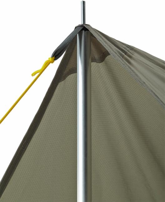 Tarp S Travel Line 400x290 cm, 1160 g, Oak sammenpakket