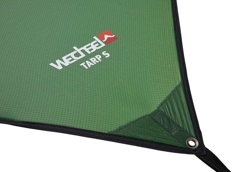 Tarp S Zero-G 290x400 cm, 665 g, grønn montert i skog