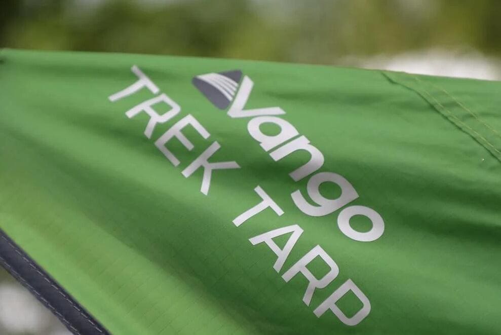Tarp Trek 210x290cm, 800g, 5000mm vannsøyle sammenpakket og klar til transport
