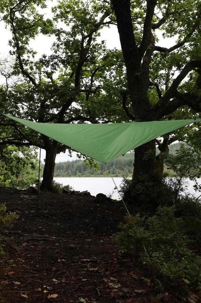 Tarp Trek 210x290cm, 800g, 5000mm vannsøyle detalj av stangkobling