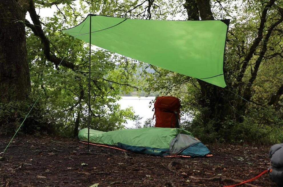 Tarp Trek 210x290cm, 800g, 5000mm vannsøyle bakside