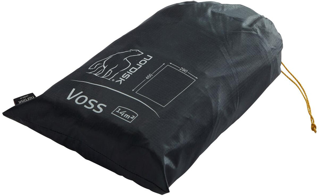 Oversikt over Tarp Voss 14 SI i bruk på campingplass