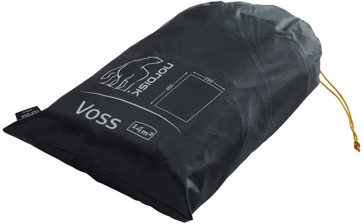 Oversikt over Tarp Voss 14 SI i bruk på campingplass