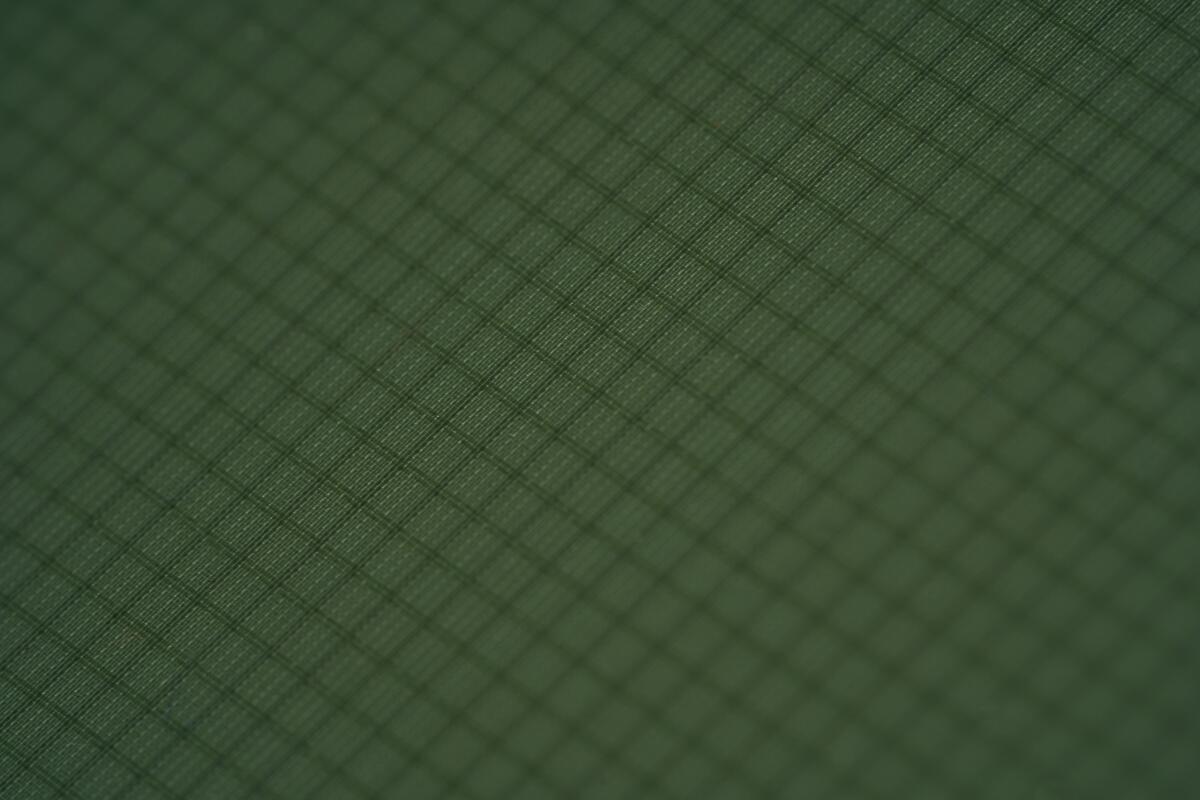 Tarp Voss 2 LW 184x230 cm ultralett 140 g nylon grønn sammenpakket