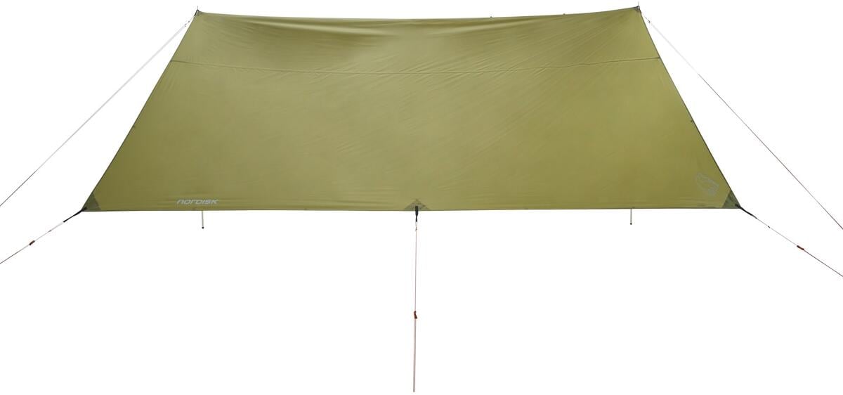 Tarp Voss 20 PU 460x430 cm polyester 2050 g grønn forfra