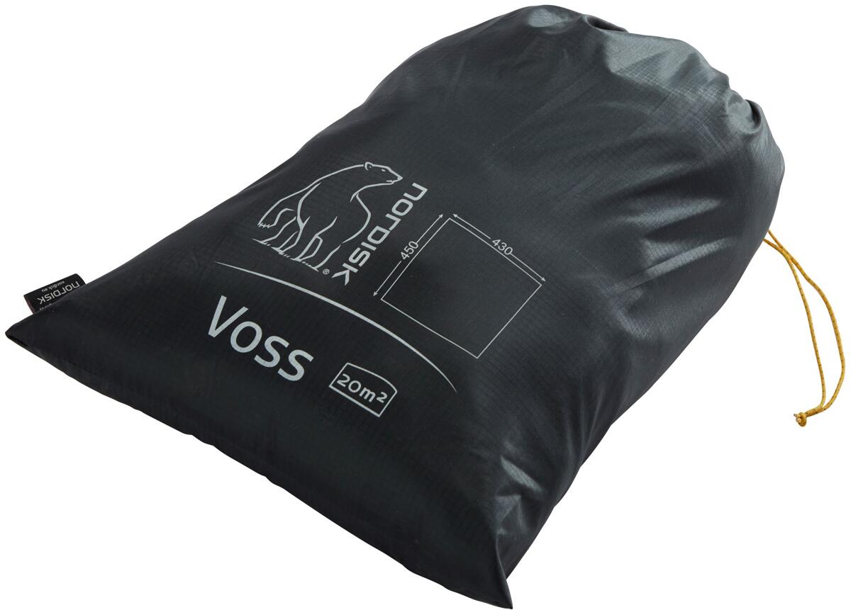 Tarp Voss 20 SI 430x460 cm nylon ripstop sammenkoblet med flere tarper