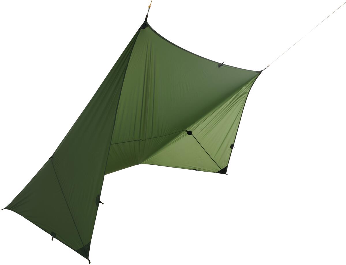 Tarp Voss 7 LW Multi 380x220 cm festet i trær