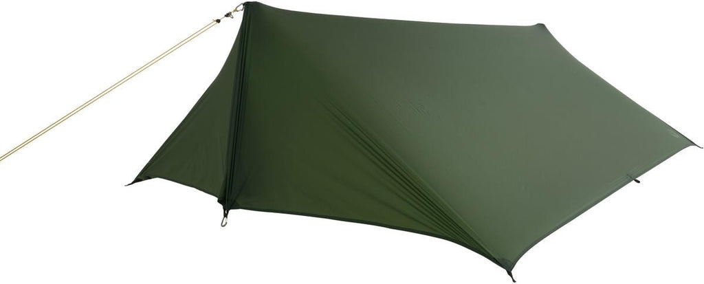 Tarp Voss 7 LW Multi 380x220 cm montert i skog