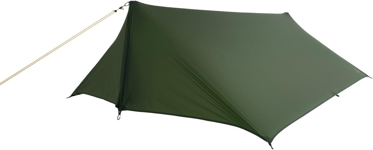 Tarp Voss 7 LW Multi 380x220 cm montert i skog