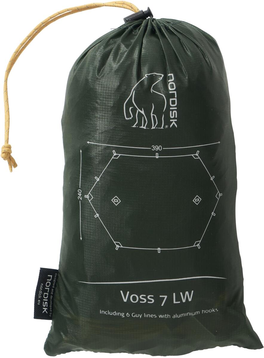 Tarp Voss 7 LW Multi 380x220 cm pakket i liten pose