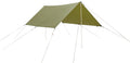 Tarp Voss 9 PU 310x285 cm forfra i grønn farge