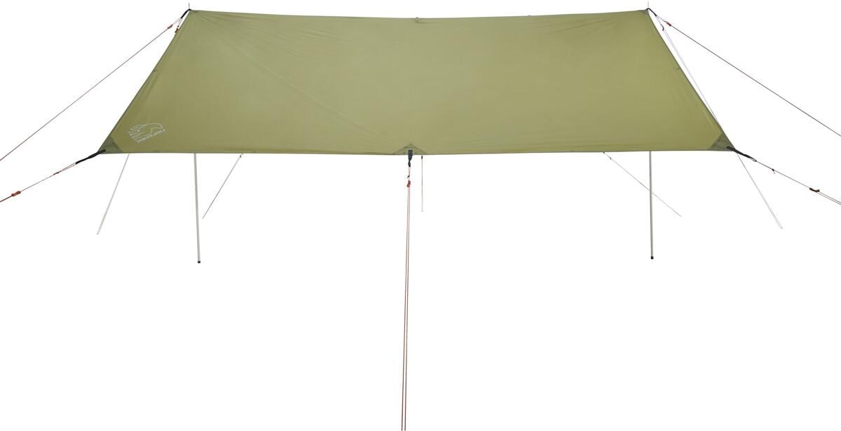 Tarp Voss 9 PU 310x285 cm bakside med festepunkter