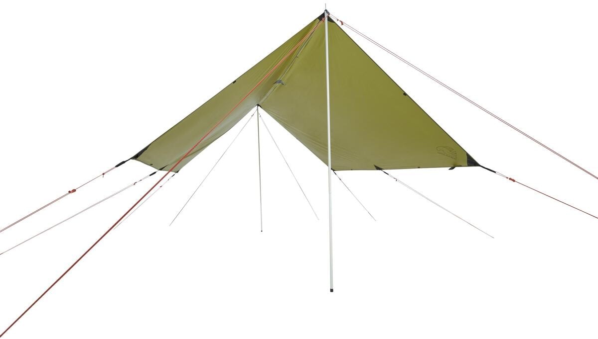Detalj av forsterket kant på Tarp Voss 9 PU 310x285 cm