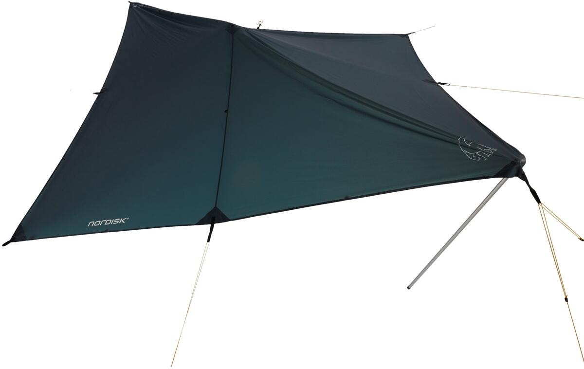 Nærbilde av forsterkede festepunkter på Tarp Voss 9 SI 285x310 cm
