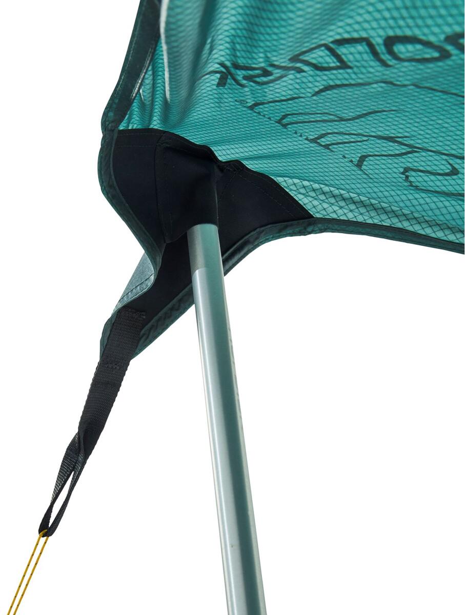 Silikonbelegg på nordisk Tarp Voss 9 SI 285x310 cm i detalj