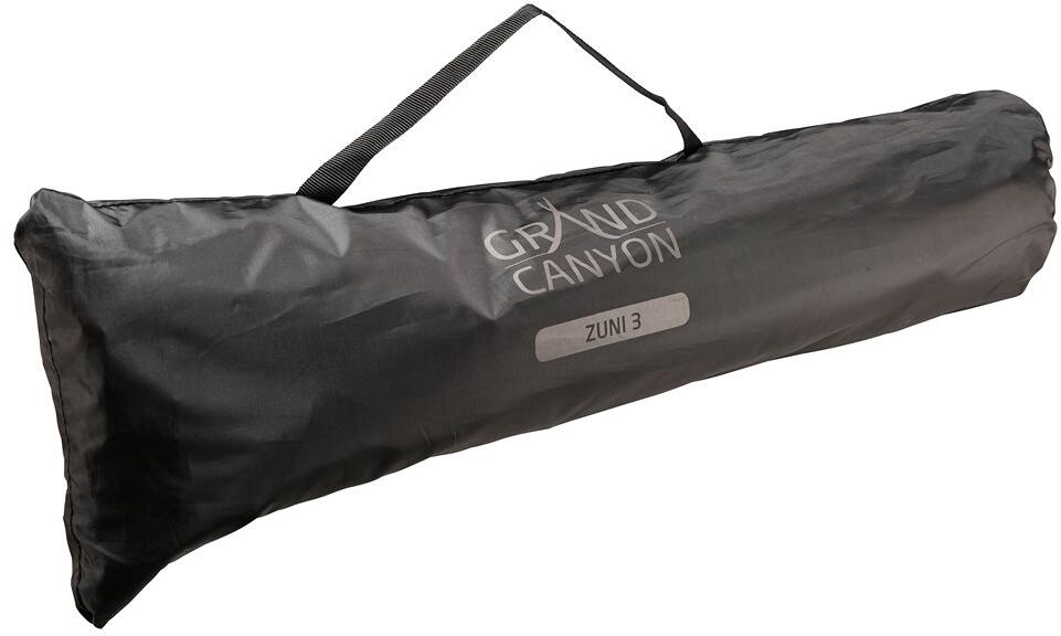 Nærbilde av reflekterende barduner på Tarp Zuni 3 300x300 cm polyester UV50+