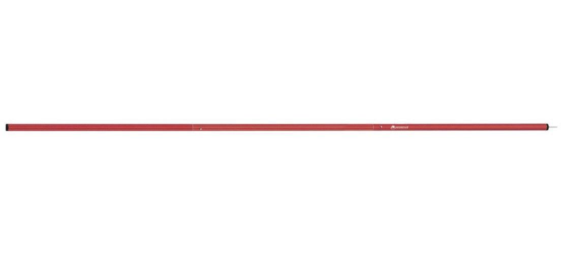 Tarpstang aluminium 210 cm rød, 3 seksjoner foran