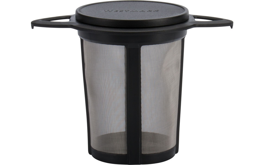 Tefilter i rustfritt stål ø 11 cm, gjenbrukbart - Westmark bakside