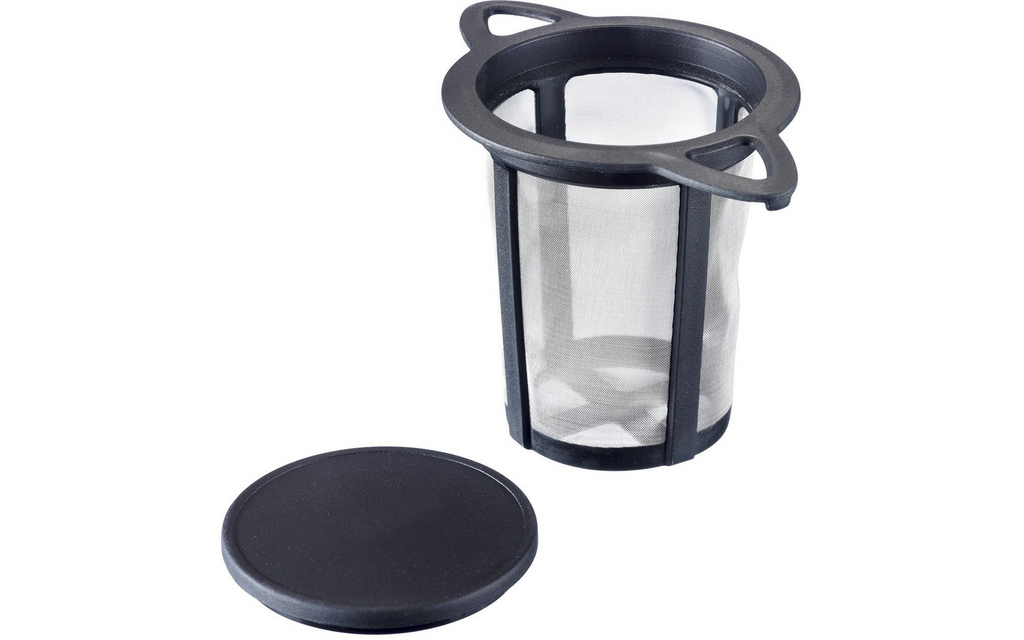 Tefilter i rustfritt stål ø 11 cm, gjenbrukbart - Westmark montert i kopp