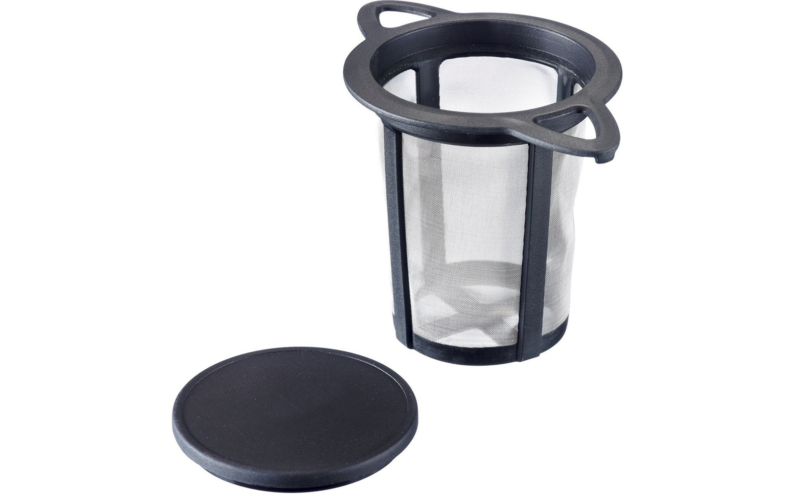 Tefilter i rustfritt stål ø 11 cm, gjenbrukbart - Westmark montert i kopp
