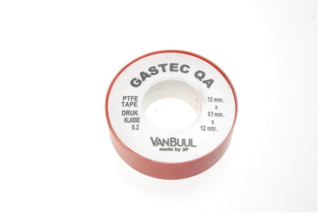 Teflontape for gasstett gjengeforbindelse 1,7 cm - Gimeg hvit detalj
