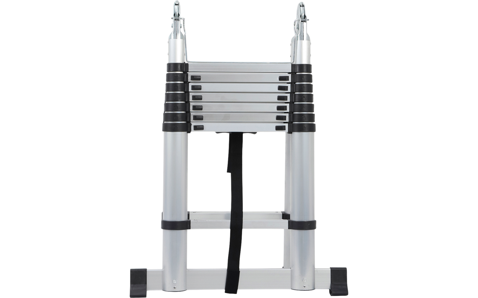 Sideprofil av Teleskop klappstige 2,5 m A-type med 8+8 trinn