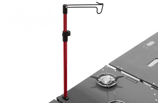 Teleskopholder i aluminium for Aioks kjøkkensystem 34-56 cm forfra