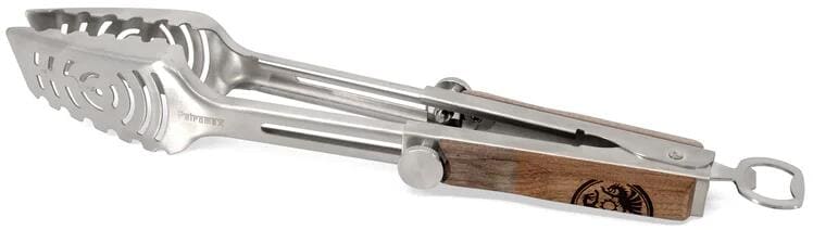 Teleskopisk grilltang 29-37 cm rustfritt stål - Petromax montert på grillen