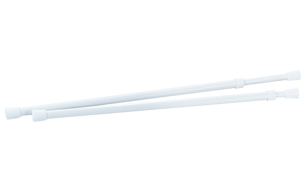 Teleskopisk klemmestang i aluminium 26-44 cm 2er sett - Peggy Peg forfra