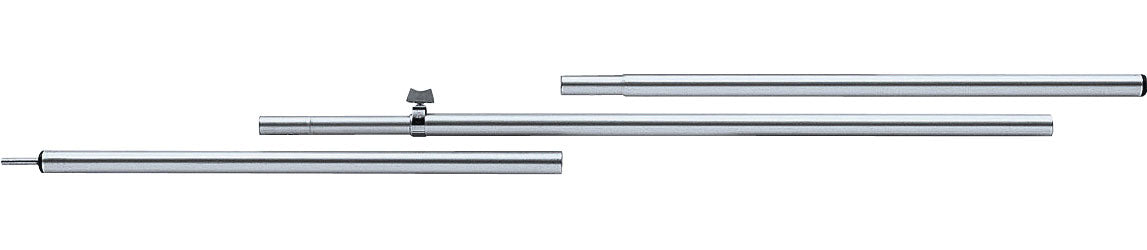 Teleskopisk oppsettstang stål 110-200 cm for fortelt front
