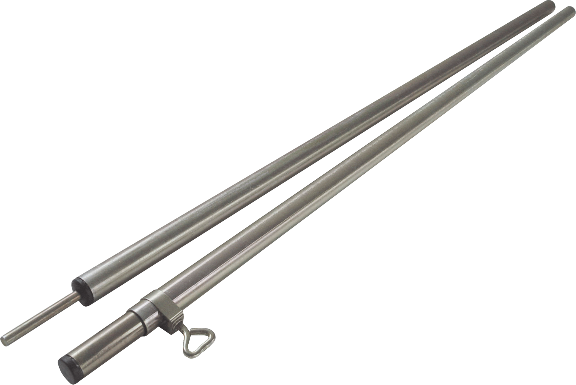 Teleskopisk teltstang 170-255 cm stål 22 mm - High Peak forfra