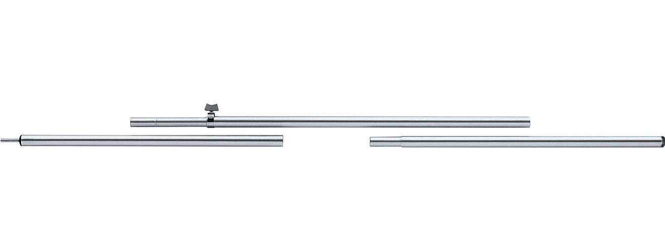 Teleskopstang aluminium 110-200 cm for solseil og telt forfra